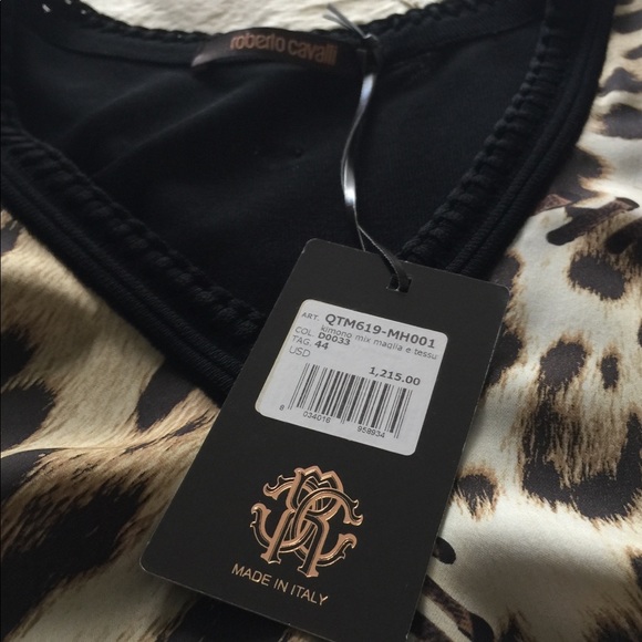 🎉HP🎉Roberto Cavalli  Silk Blouse 💋size 44 - Picture 8 of 8